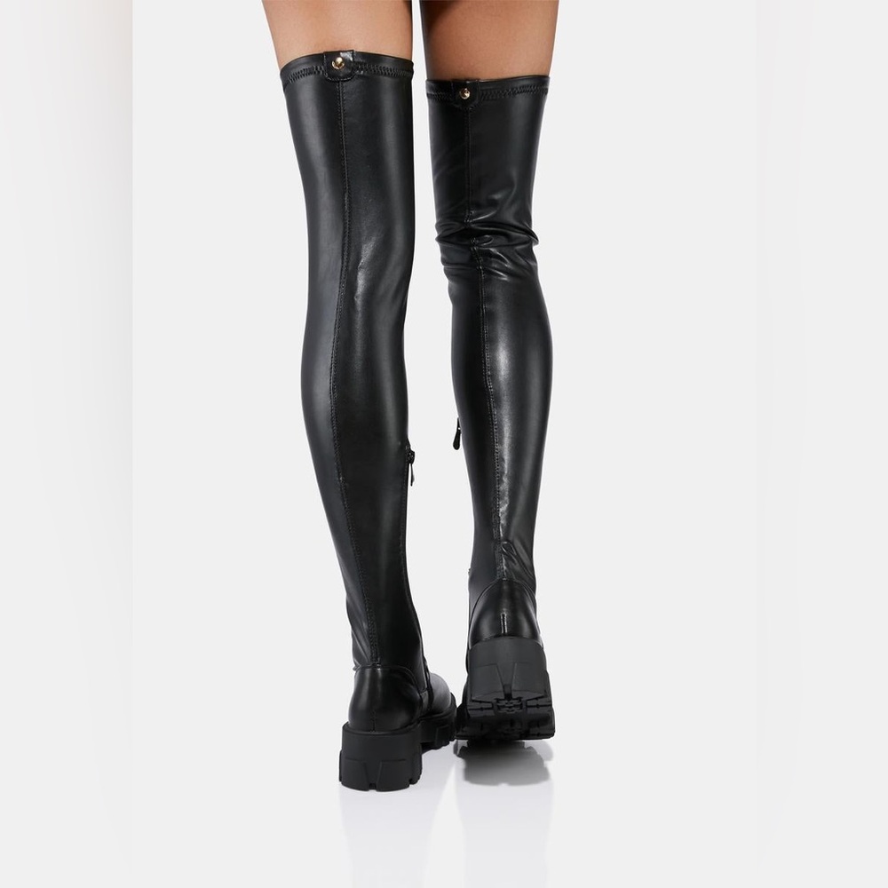 NIB Azalea Wang Eureva Over The Knee Boots Size 7.5 - Picture 3 of 9